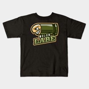 Smiling Bullet | Molon Labe Kids T-Shirt